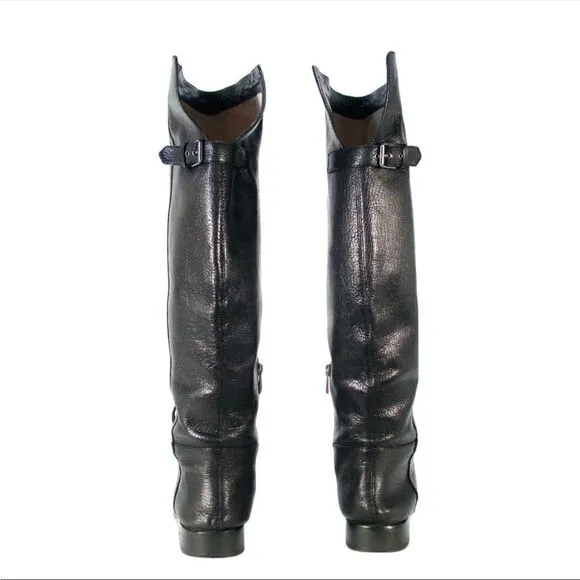 Pour La Victoire Cairo Over Knee Lace/Zip Riding Boots Women Size 6.5