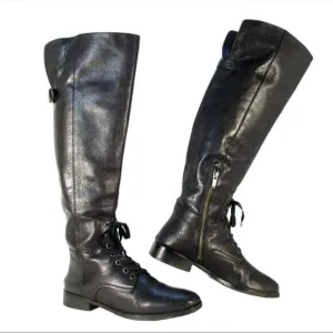 Pour La Victoire Cairo Over Knee Lace/Zip Riding Boots Women Size 6.5