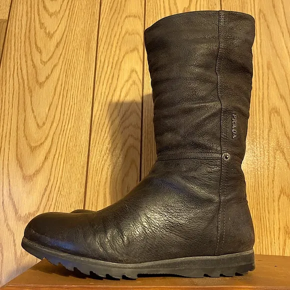 Prada Size 37 Winter Boots