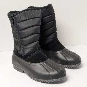 Propet Illia Insulated Winter Boots, Black, Women's 8.5 2E (Extra Wide)
