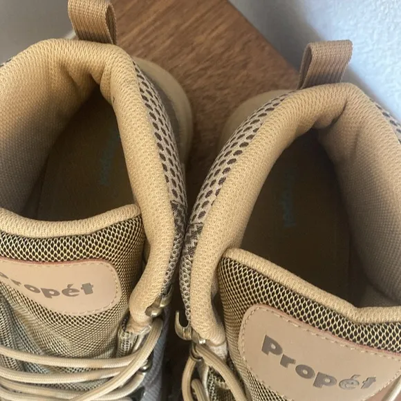 Propet Men’s Traverse EUC Hiking Boots, Tan &amp; Brown, size 10 XX (Wide)