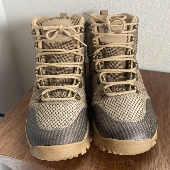 Propet Men’s Traverse EUC Hiking Boots, Tan &amp; Brown, size 10 XX (Wide)