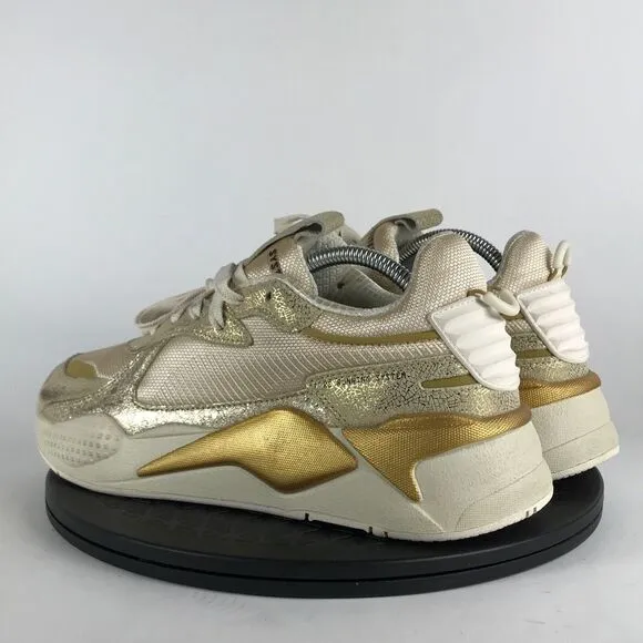 Puma RS-X Winter Glimmer Gold Running Shoes 372761-01 Women’s Size 11