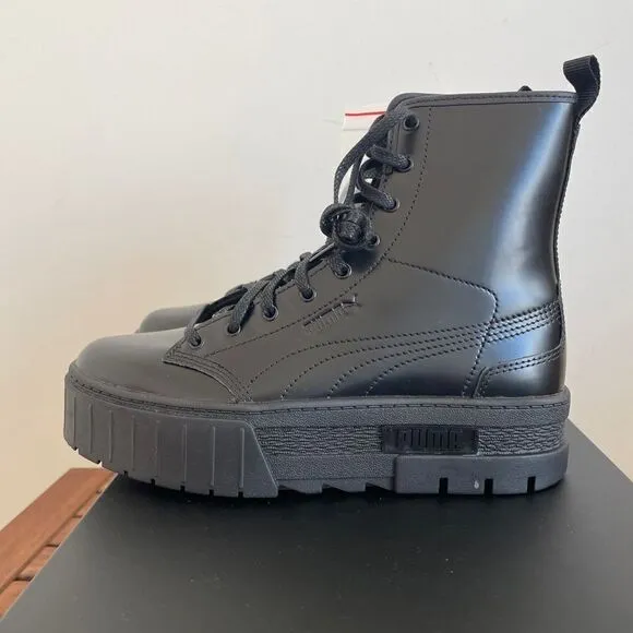 PUMA X Dua Lipa Mayze Boots Black USA Women Size 8/UK 5.5/EU 38.5( MSRP$140)