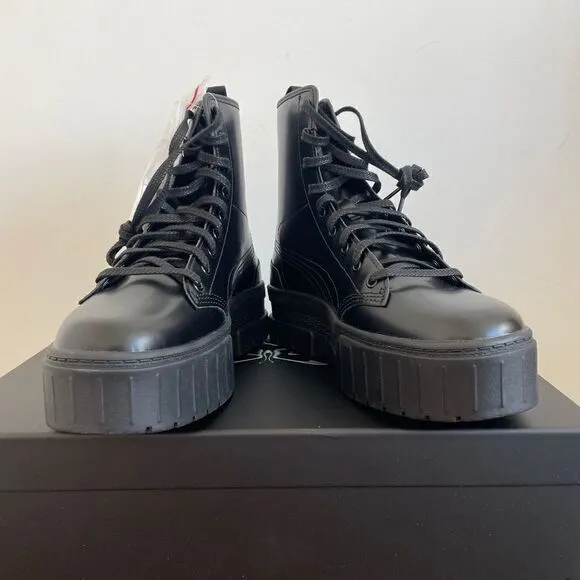PUMA X Dua Lipa Mayze Boots Black USA Women Size 8/UK 5.5/EU 38.5( MSRP$140)