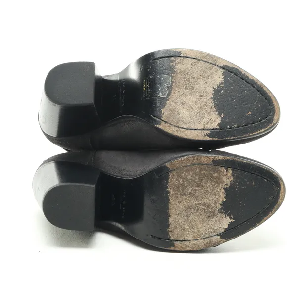 Rag &amp; Bone Harrow Suede Leather Ankle Boots Booties Women EU 38 Black