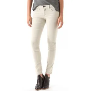 Rag &amp; Bone winter white Tomboy skinny Corduroy Jeans 29