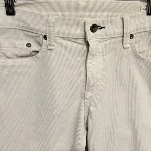 Rag &amp; Bone winter white Tomboy skinny Corduroy Jeans 29