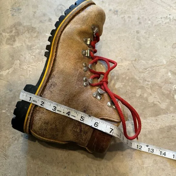 Raichle Hiking Boots men’s Vibram Soles Switzerland Mountaineering Leather