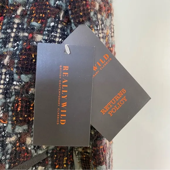 REALLY WILD tweed jacket UK 12/US 8