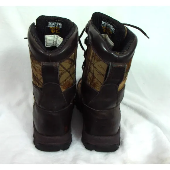Red Wing Irish Setter Hunt Waterproof Camo Insulated Boots Mens Size 9D 2822