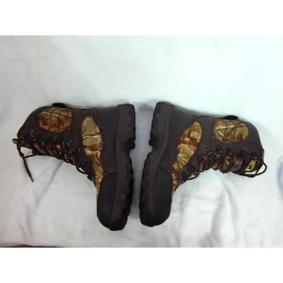 Red Wing Irish Setter Hunt Waterproof Camo Insulated Boots Mens Size 9D 2822