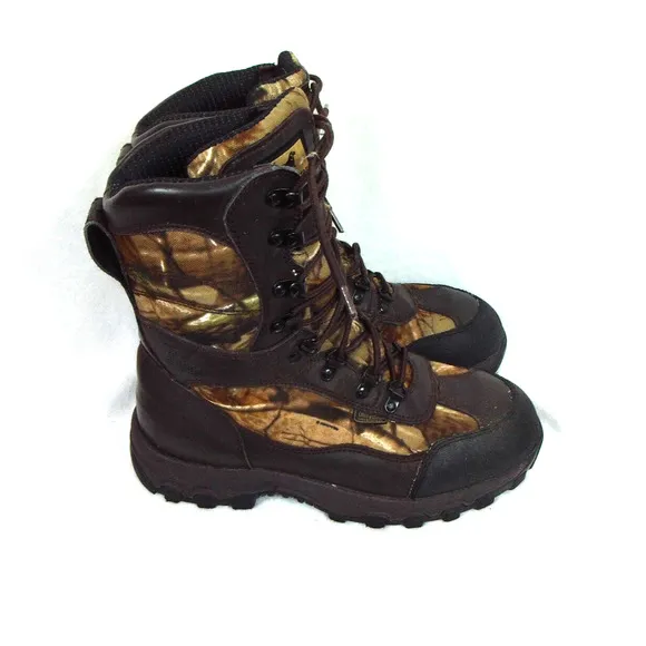 Red Wing Irish Setter Hunt Waterproof Camo Insulated Boots Mens Size 9D 2822