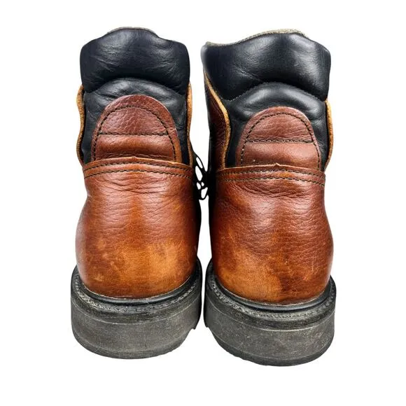 Red Wing Men’s Supersole Brown Leather Lace Up Work Boot Size US 11.5 D
