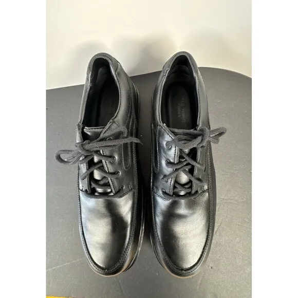 Red Wing Shoes Black Leather Lace Up Oxford Work #8636 Size 13-B (07/14)