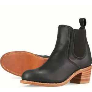 Red Wing Heritage Harriet Boots Women's 5.5 B Black Leather Round Toe 3391