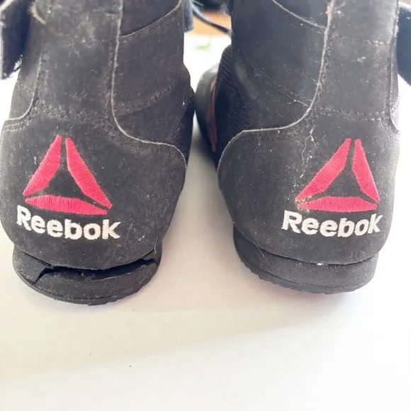 Reebok Boxing Boots Men Size 11  *RARE* Excellent Cond Mayweather Black Red