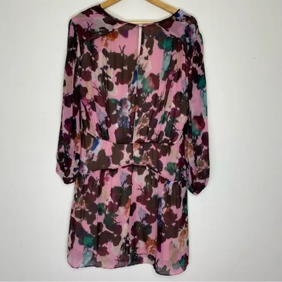 Reiss Josephine Floral Print Mini Dress‎ Women Size 10