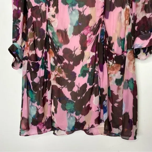 Reiss Josephine Floral Print Mini Dress‎ Women Size 10