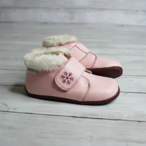 Robeez Tredz Baby Girl's Pink Winter Shoe Boots Size 16-20 Months