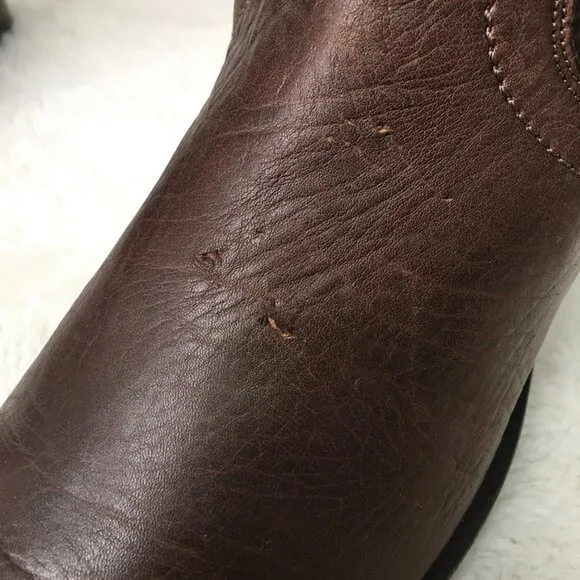 Roberto del Carlo Women's Brown Leather Tall Boots Size 39 1/2