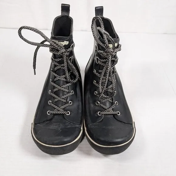 Rocket Dog - Rainy Black Rain Boot size 9 women