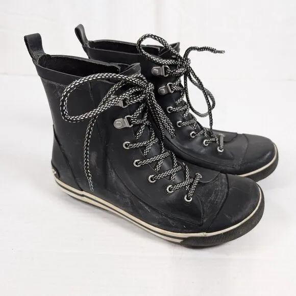 Rocket Dog - Rainy Black Rain Boot size 9 women