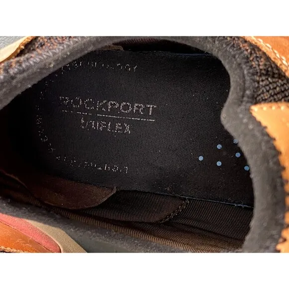 Rockport Truflex Men's Composite Toe Work Shoes Size 8 Wide Black