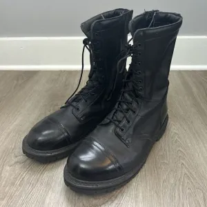 Rocky Men 10” Zipper Paraboot Police Boots Black Leather 2090 Waterproof Sz 12W