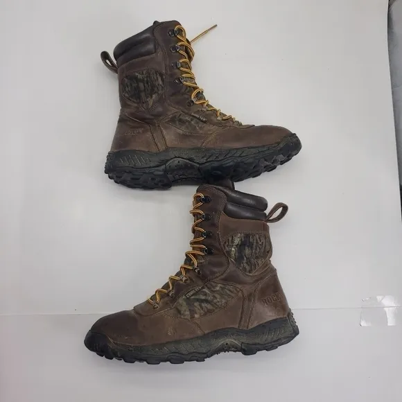 Rocky Shoes Men 10W 600 Thinsulate Insulation Boots Core-Tex 7346 Brown