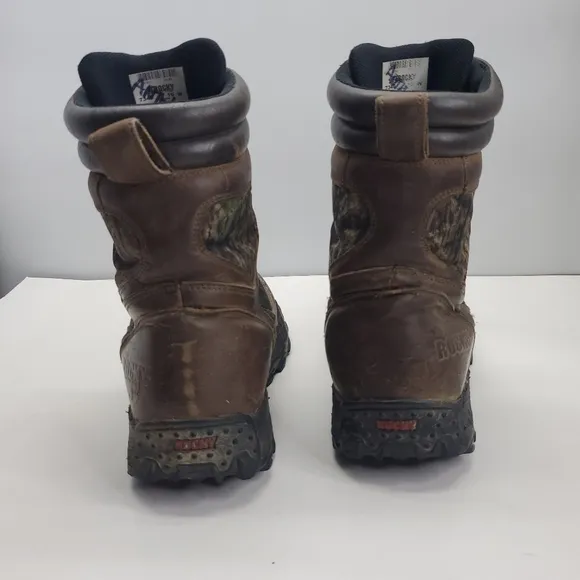 Rocky Shoes Men 10W 600 Thinsulate Insulation Boots Core-Tex 7346 Brown