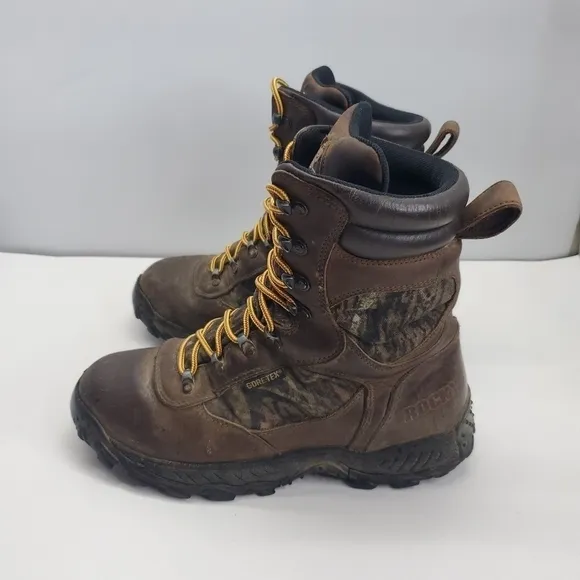 Rocky Shoes Men 10W 600 Thinsulate Insulation Boots Core-Tex 7346 Brown