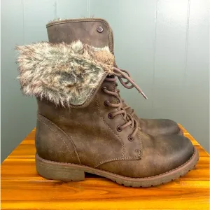 Roxy - Powell Lace Up Combat Boots - 10
