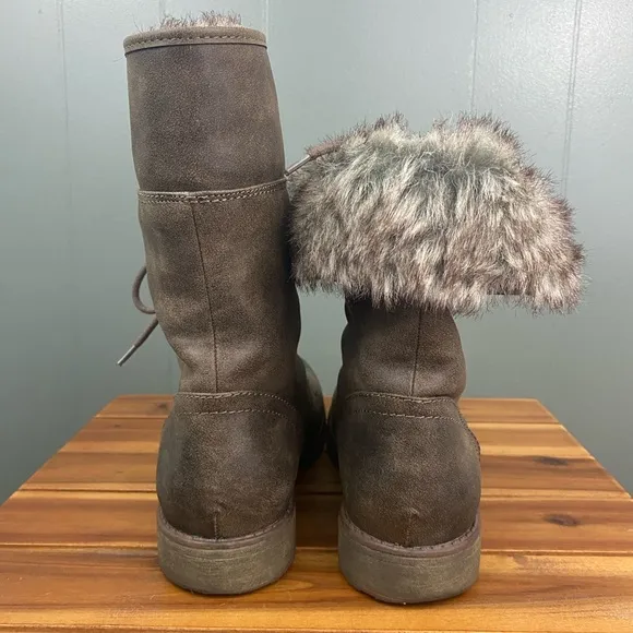 Roxy - Powell Lace Up Combat Boots - 10