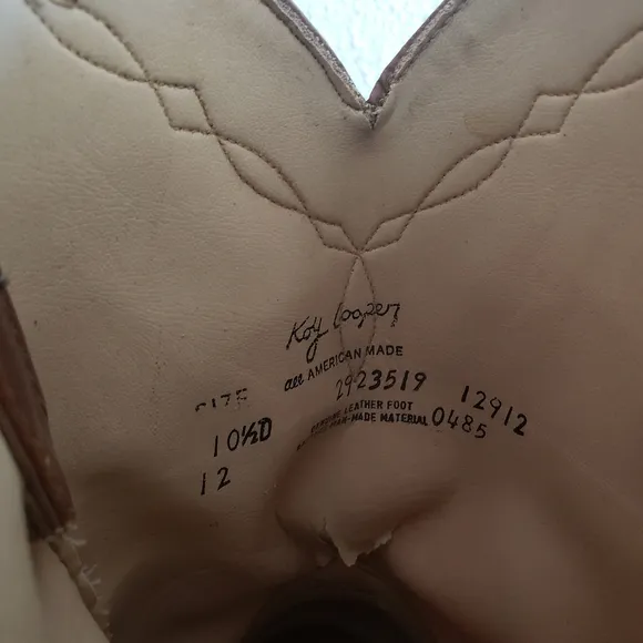 Roy Сooper Western Cowboy Leather Upper Men Boots