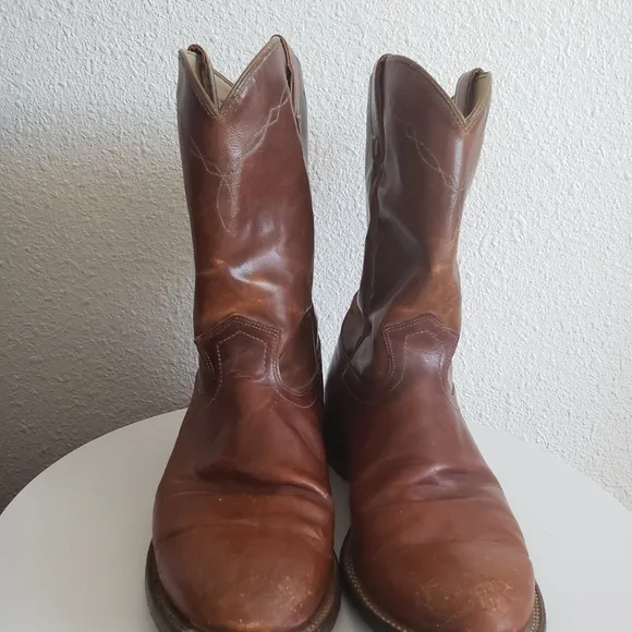 Roy Сooper Western Cowboy Leather Upper Men Boots