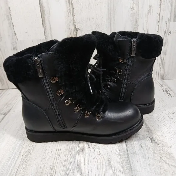 Royal Canadian Lenoir Triple Black Waterproof Insulated Winter Boots #1182