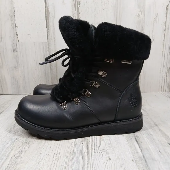 Royal Canadian Lenoir Triple Black Waterproof Insulated Winter Boots #1182