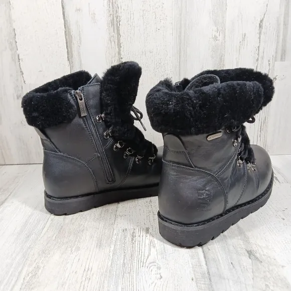 Royal Canadian Lenoir Triple Black Waterproof Insulated Winter Boots #1182