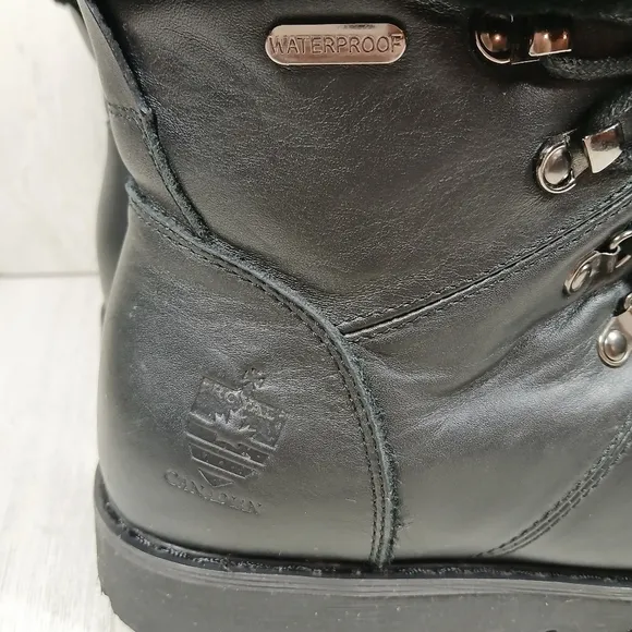 Royal Canadian Lenoir Triple Black Waterproof Insulated Winter Boots #1182