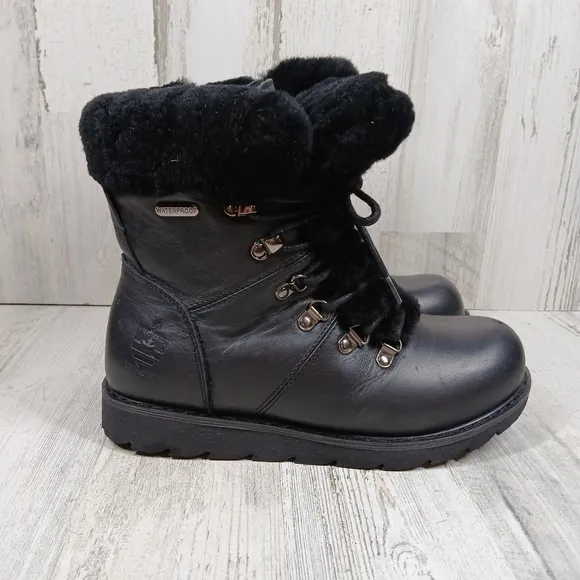 Royal Canadian Lenoir Triple Black Waterproof Insulated Winter Boots #1182