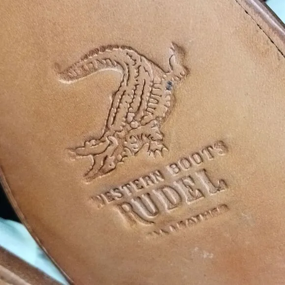 Rudel NWT Blue Men Cowboy Boots.