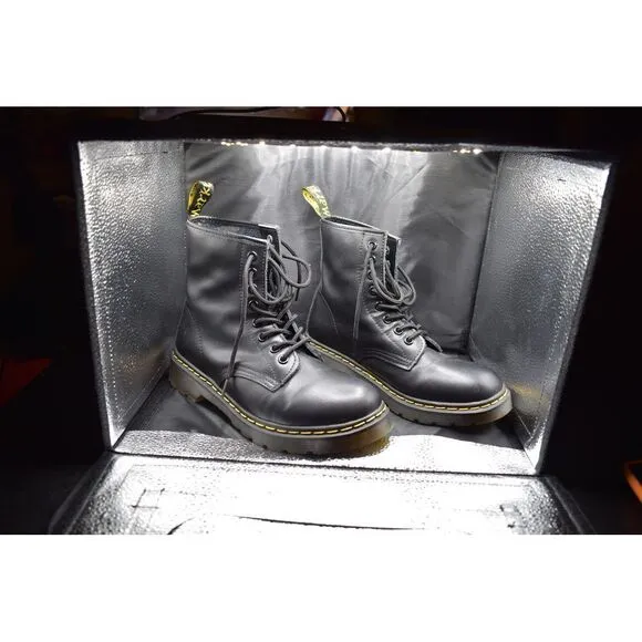 Rugged Leather combat Dr. Martin LOOK ALIKE  Lace-Up Boots Size 40=‎ W9/M7