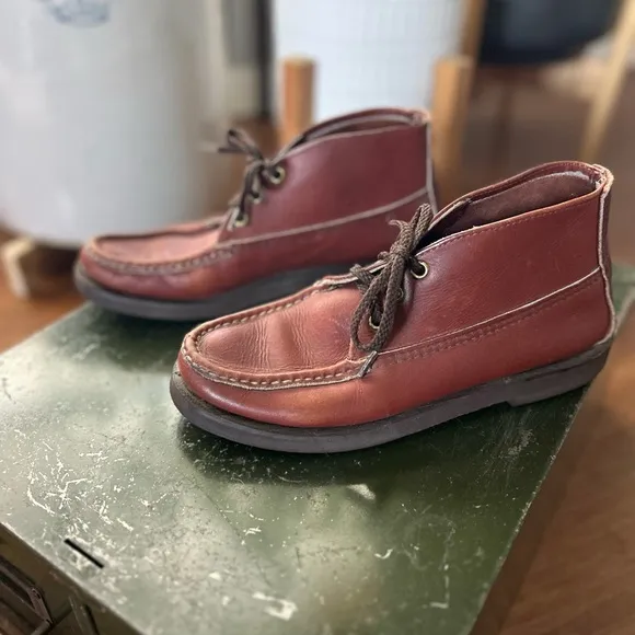 Russell (for Staffords of Thomasville) Brown Leather Boots
