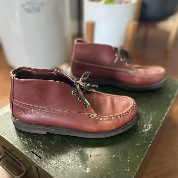 Russell (for Staffords of Thomasville) Brown Leather Boots