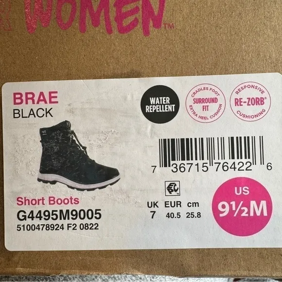 RYKA BRAE WINTER WOMENS BOOTS SIZE US 9.5M/EU 40.5  COLOR BLACK NWT