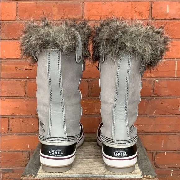 SALE❤️ SOREL Joan of Arctic Winter Snow Boots NEW Fur Cuff Lace Up Waterproof