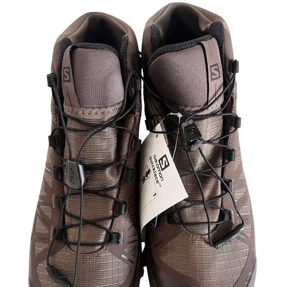Salomon Speed Assault Tactical Hiking Boots Absolute Brown 379499 Mens Size 8.5