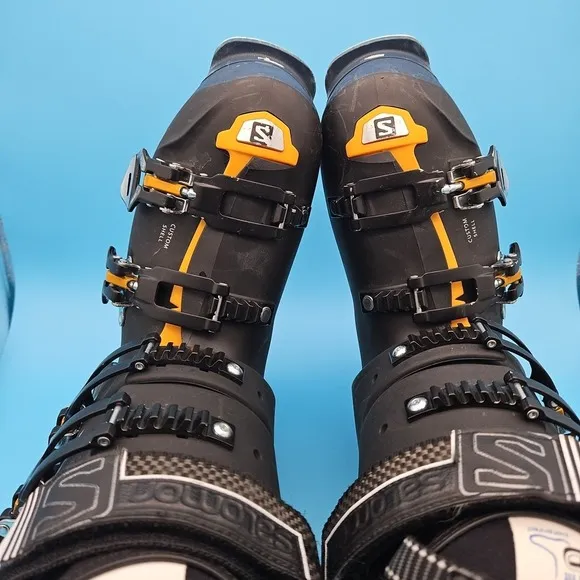Salomon X Pro X90 Adult Mens Energyzer CS Snow Ski Boots 26/26.5 - Blue