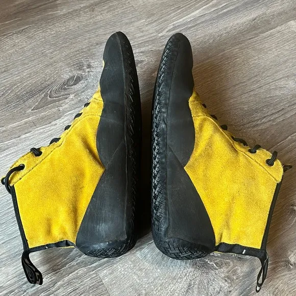 Saltic Outdoor Winter ExtasyFix Barefoot Hiking Boot Mustard Yellow Men 10 EU 43